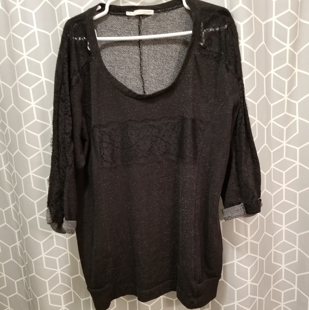 Lace Detail Sweatshirt